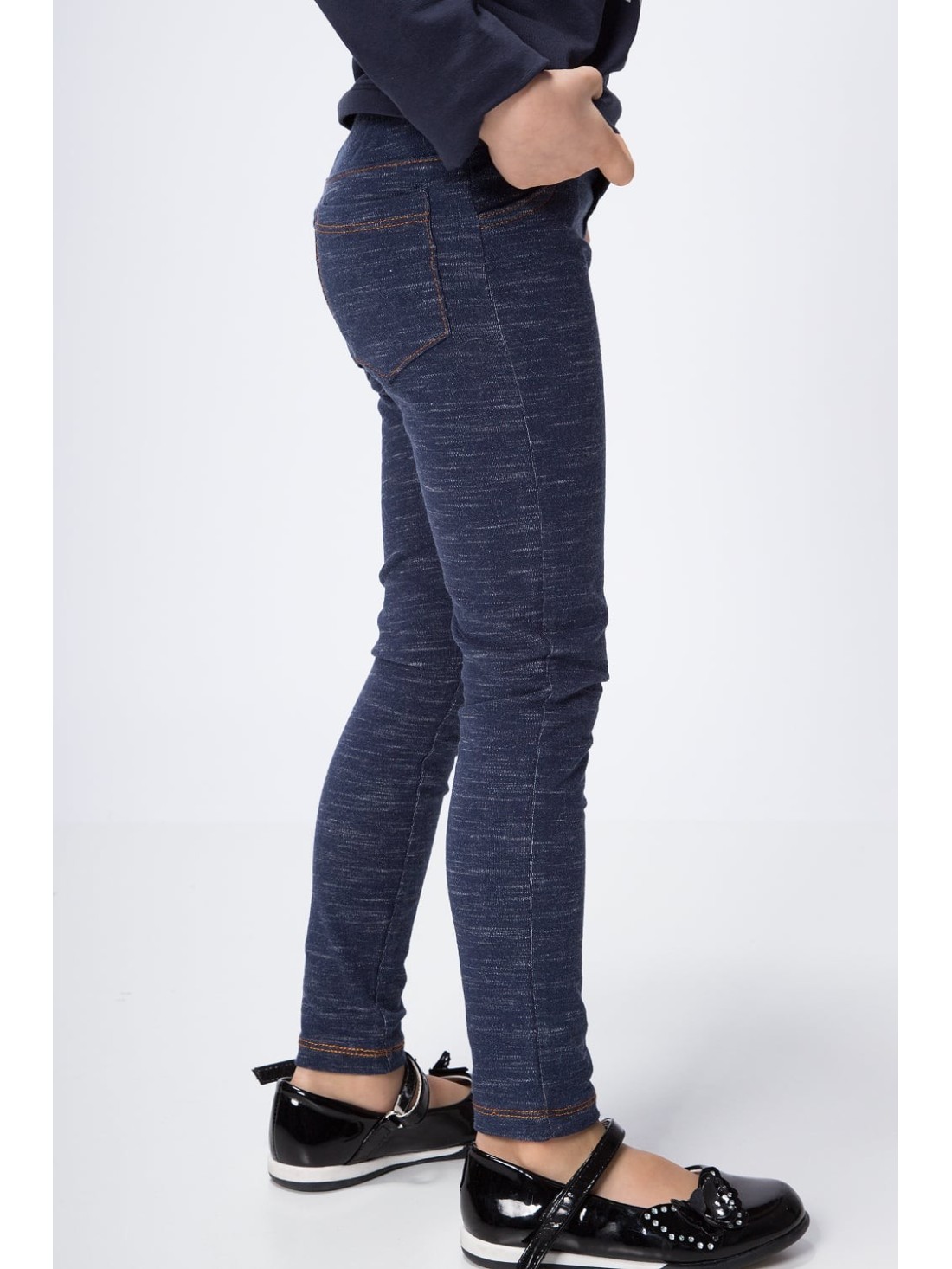 Pantaloni bleumarin fetite NDZ53227 - Magazin online - Boutique